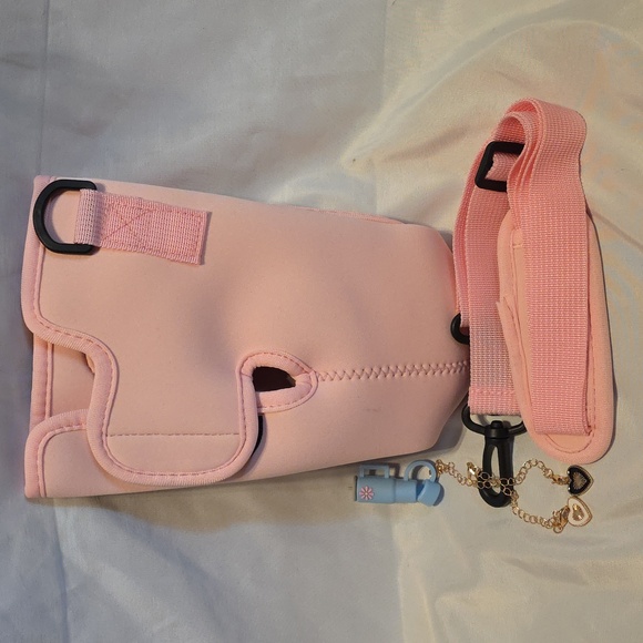 Tumbler Carrier Bag with Accessories (Great Gift Idea) Pink - Picture 2 of 8